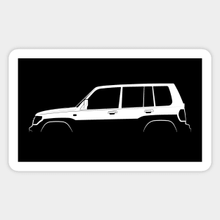 Mitsubishi Pajero iO Silhouette Sticker